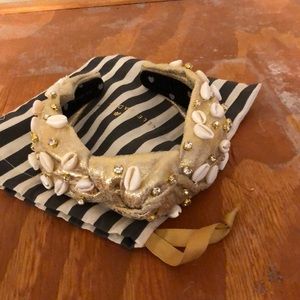 Lele Sadoughi shell headband